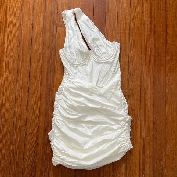 House of CB White One-Shoulder Dress - Picture 9 of 13